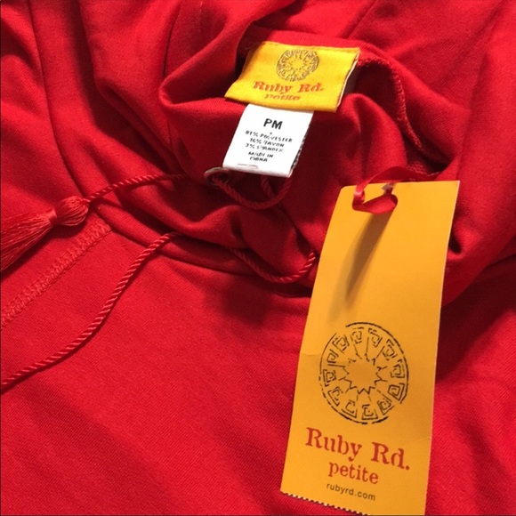 Ruby Rd. Brick Pullover Top - Picture 8 of 9